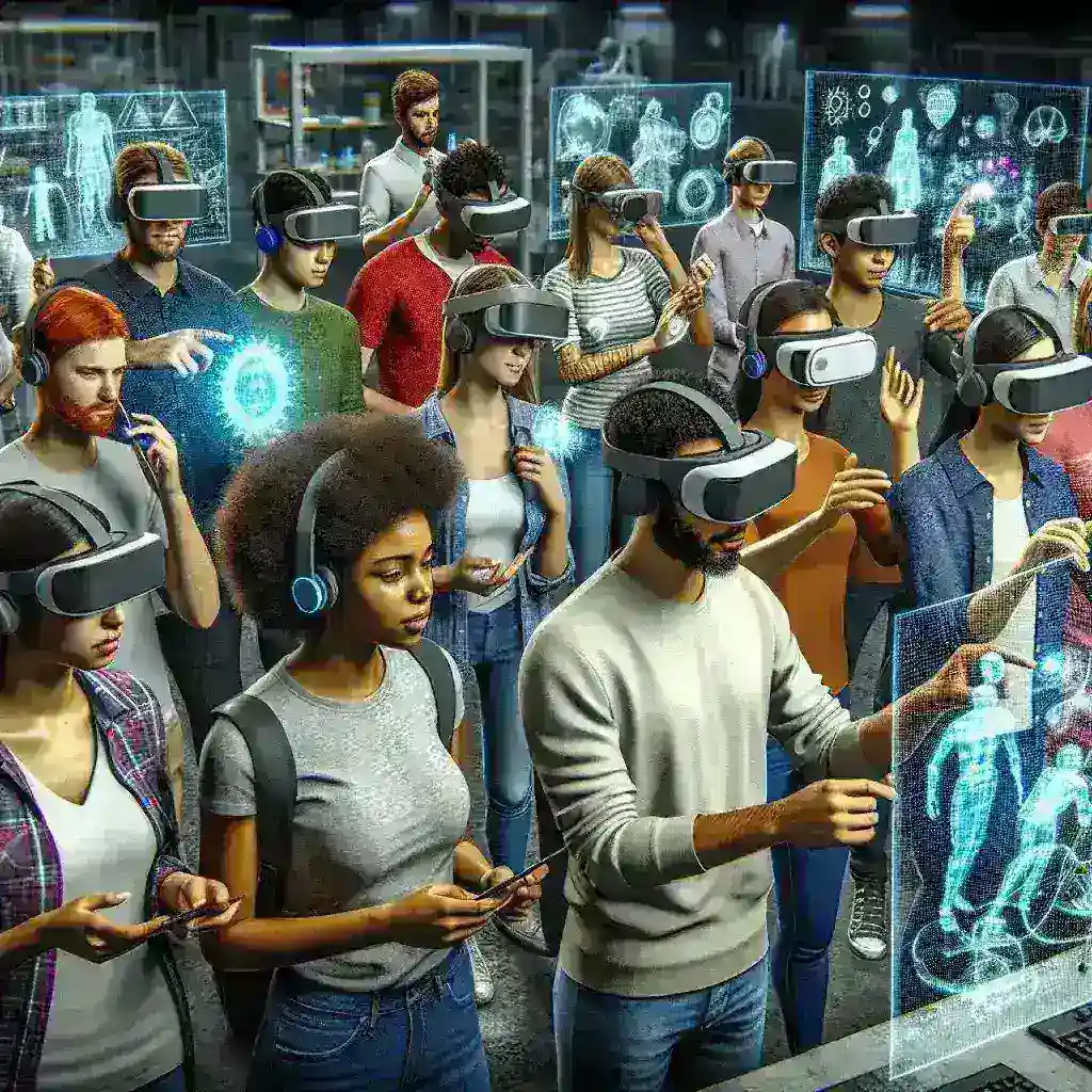 Estudantes testam realidade aumentada em laboratórios virtuais